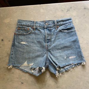 Distressed Levi's Shorts
